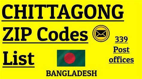 chittagong bangladesh zip code.